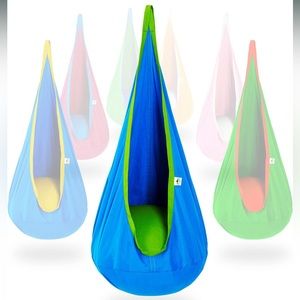 OUTREE Kids Pod Swing Seat Cotton Child Hammock Chair